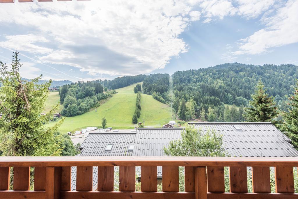 Ferienwohnung Les Terrasses De Perrieres Les Gets Exterior foto