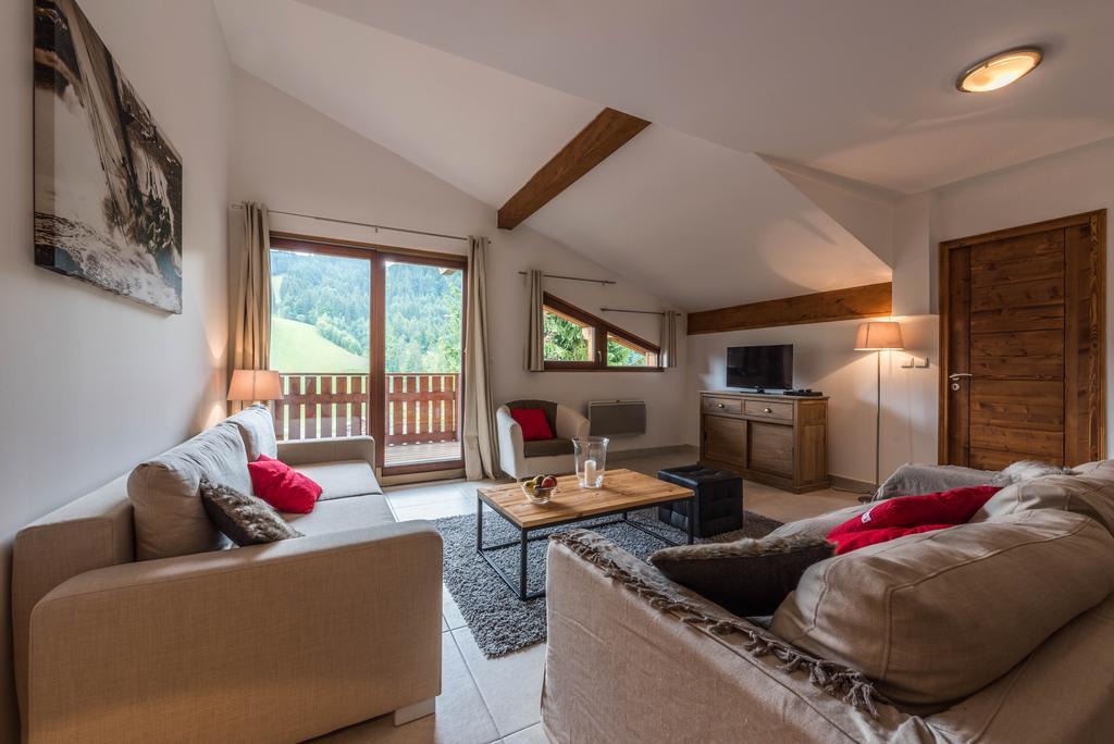 Ferienwohnung Les Terrasses De Perrieres Les Gets Exterior foto